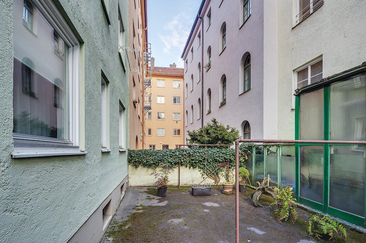 高架层 与 2 房间 | München-Lehel | 2012ML1 | Ruhiger Hinterhof
