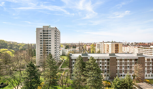 多层公寓 与 2 房间 | München-Schwabing | 70445 | Ausblick