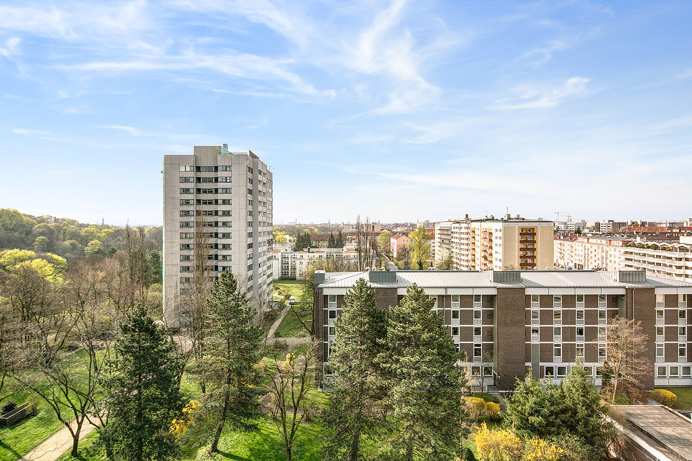 多层公寓 与 2 房间 | München-Schwabing | 70445 | Ausblick