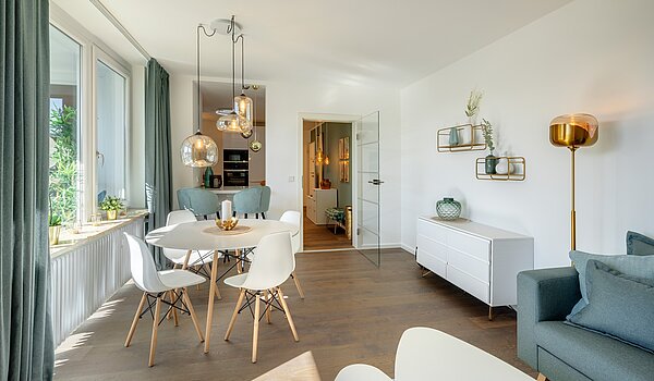 多层公寓 与 3 房间 | München-Sendling | 70167 | Angrenzender Essbereich...