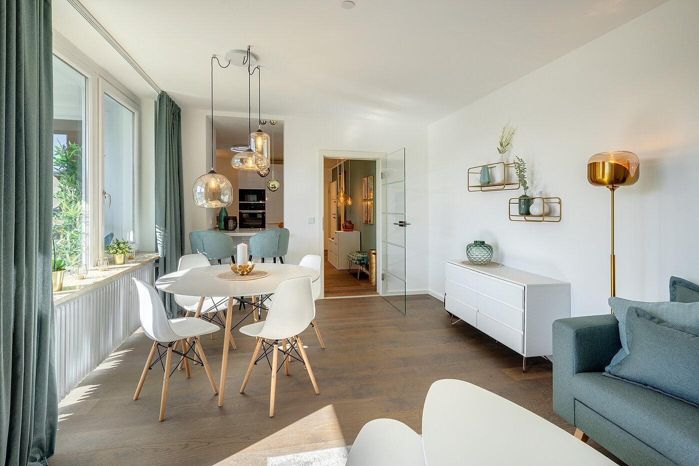 多层公寓 与 3 房间 | München-Sendling | 70167 | Angrenzender Essbereich...