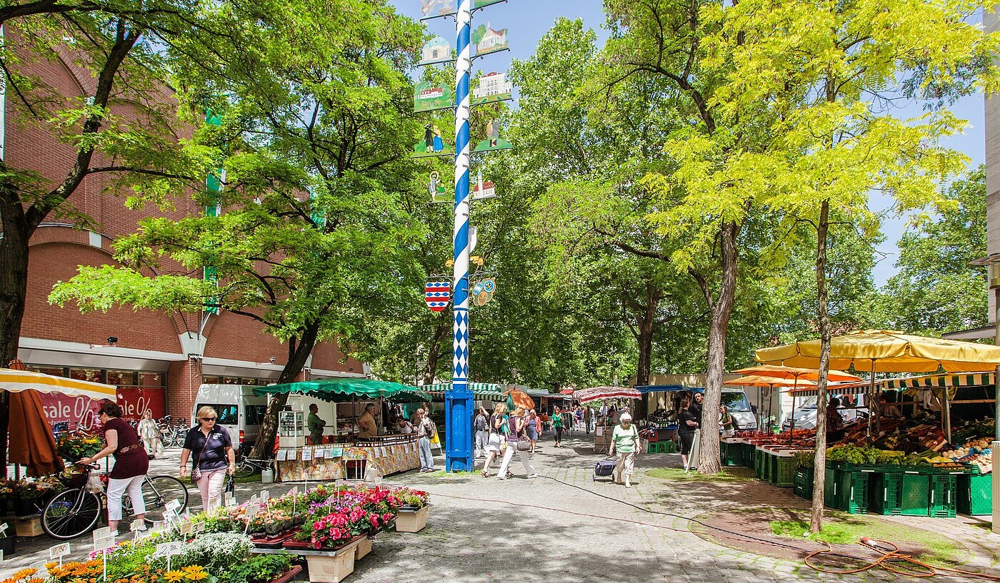 多层公寓 与 2 房间 | München-Neuhausen | 2003ML5 | Wochenmarkt am Rotkreuzplatz