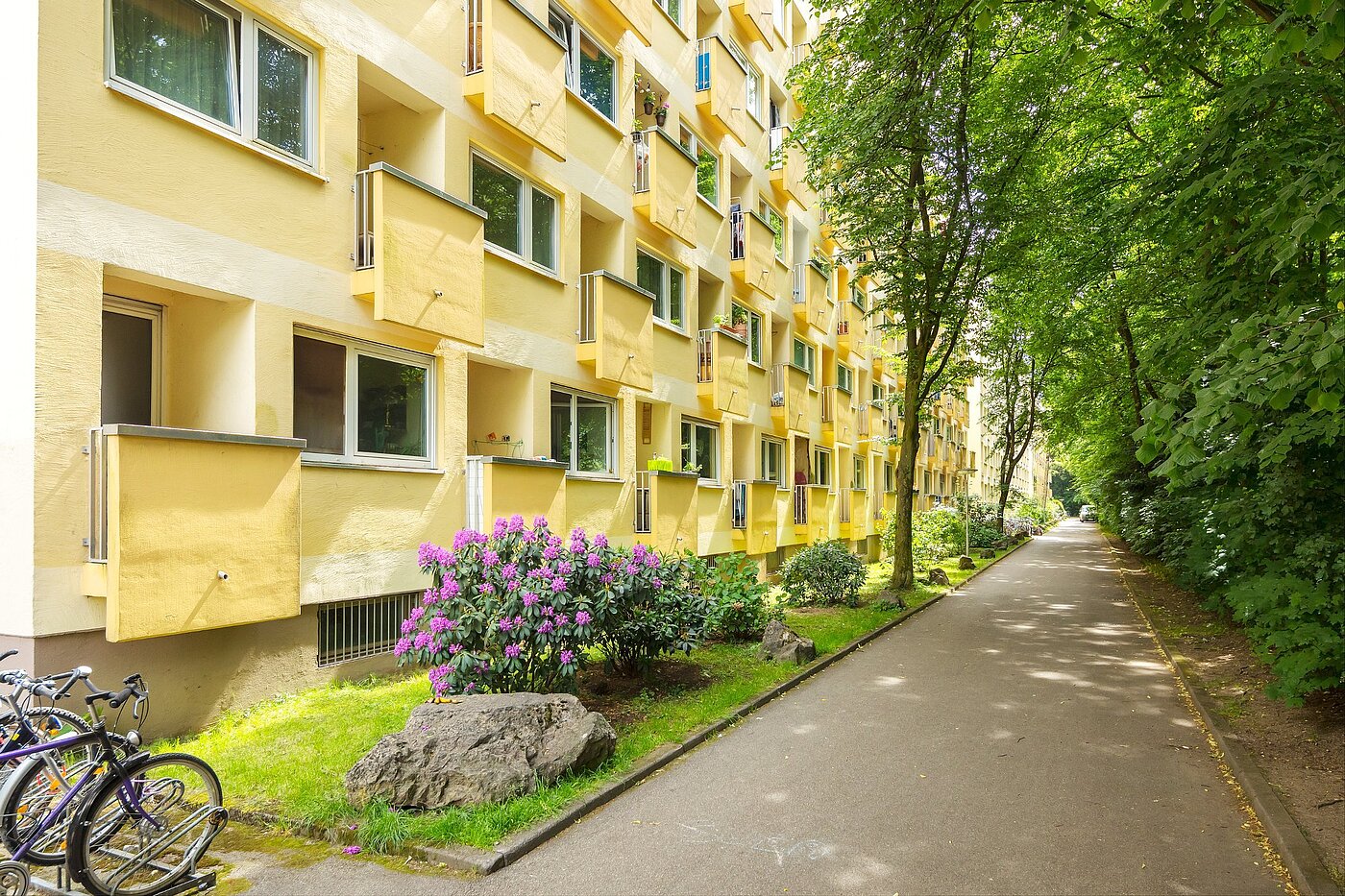 多层公寓 与 1 房间 | München-Forstenried | 2106ML6 | Zugang und...