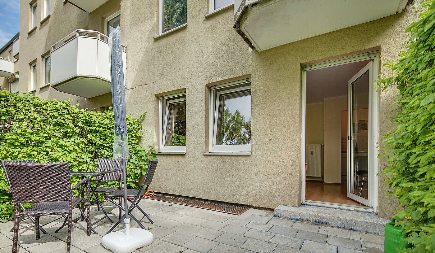 多层公寓 与 1 房间 | München | 70073 | ...zur großen Südterrasse