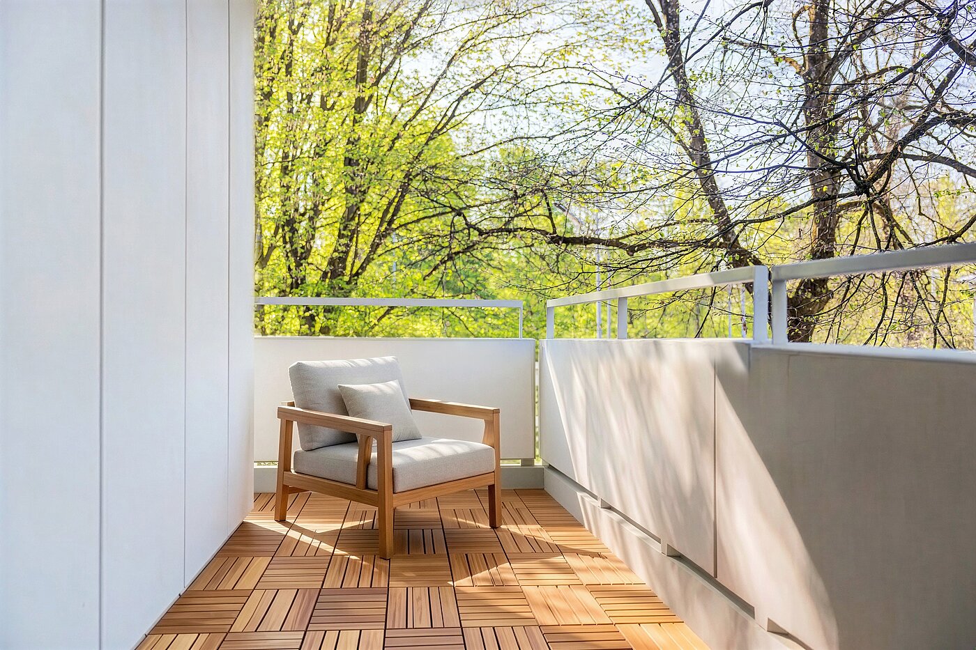多层公寓 与 3.5 房间 | München-Bogenhausen | 703052 | Sonniger Westbalkon