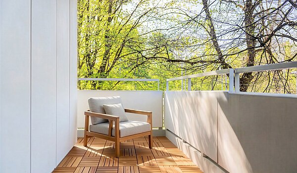 多层公寓 与 3.5 房间 | München-Bogenhausen | 703052 | Sonniger Westbalkon (Visualisierung)