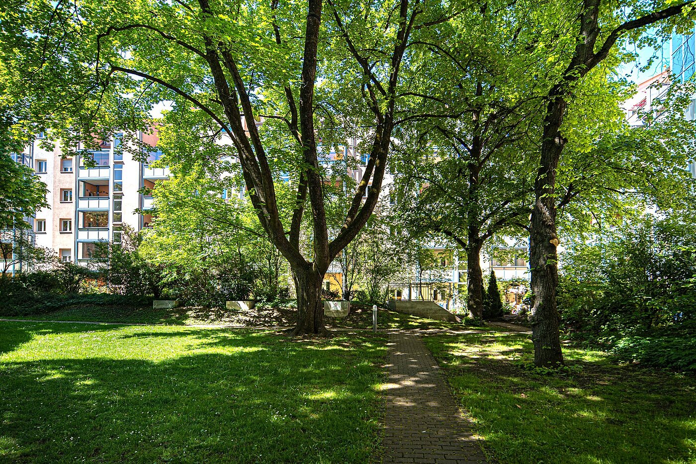 多层公寓 与 2.5 房间 | München-Au | 2002ML5 | Ausblick zum grünen Innenhof
