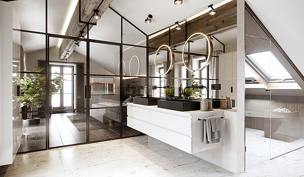 特殊房产 与 15 房间 | Bad Wiessee | 701592 | Landhaus Master Bath