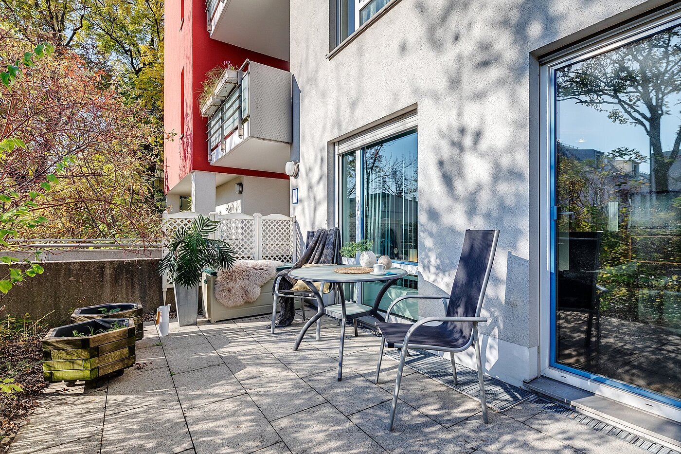 多层公寓 与 1 房间 | München-Trudering | 1810ML3 | Einladende, sonnige Terrasse
