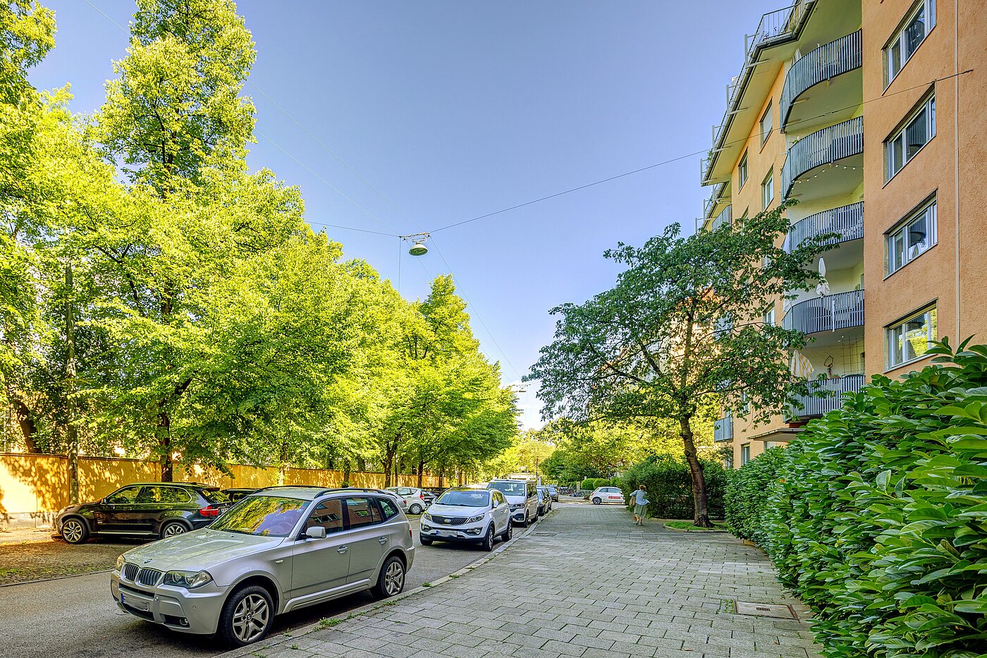 公寓 与 1 房间 | München-Schwabing | 70198 | Umgebung im Sommer