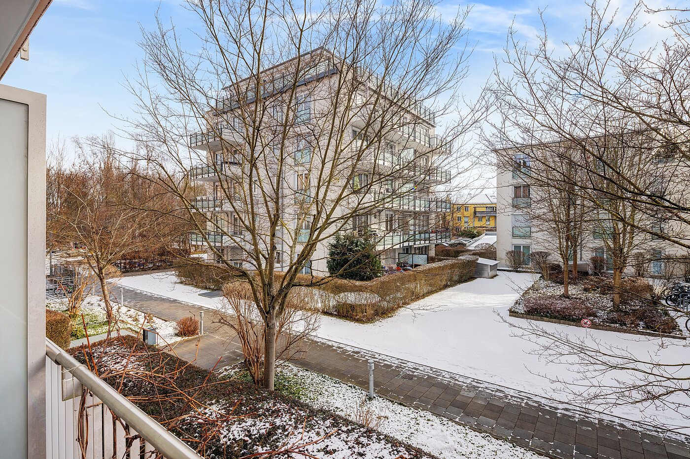 多层公寓 与 2 房间 | München-Bogenhausen | 70396 | Blick vom Balkon...