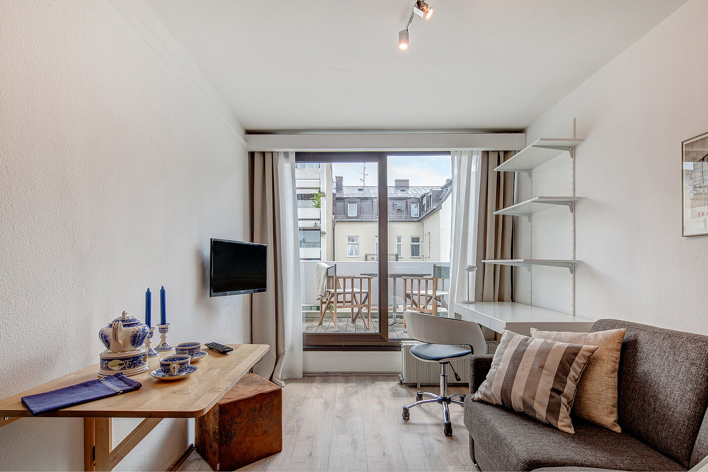 公寓 与 1 房间 | München-Maxvorstadt | 70448 | Große Fensterfront
