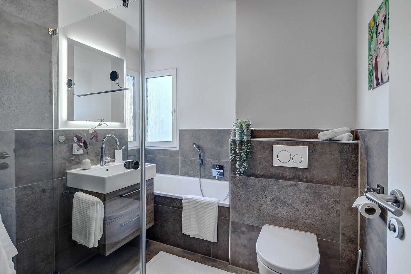 多层公寓 与 4 房间 | Ismaning | 700081 | Stilvolles Badezimmer