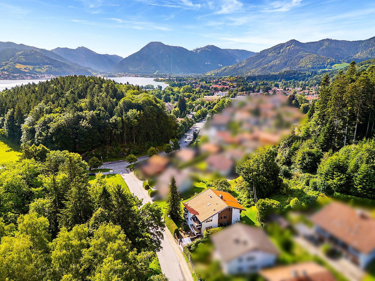 多户住宅 与 10 房间 | Bad Wiessee | 70212 | Luftaufnahme nach Bad Wiessee