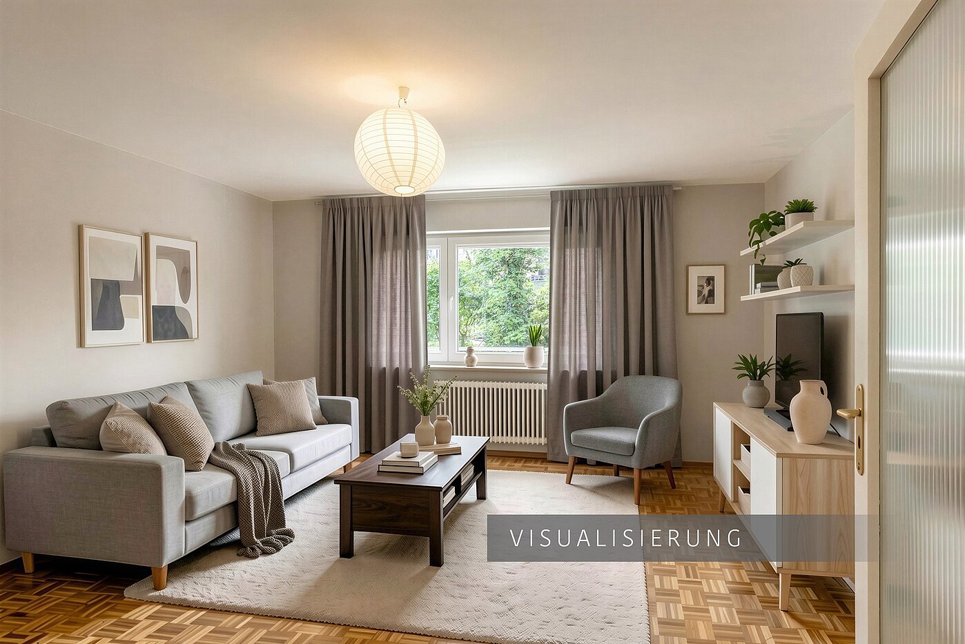 一楼公寓 与 2.5 房间 | München-Schwabing | 70441 | VISUALISIERUNG