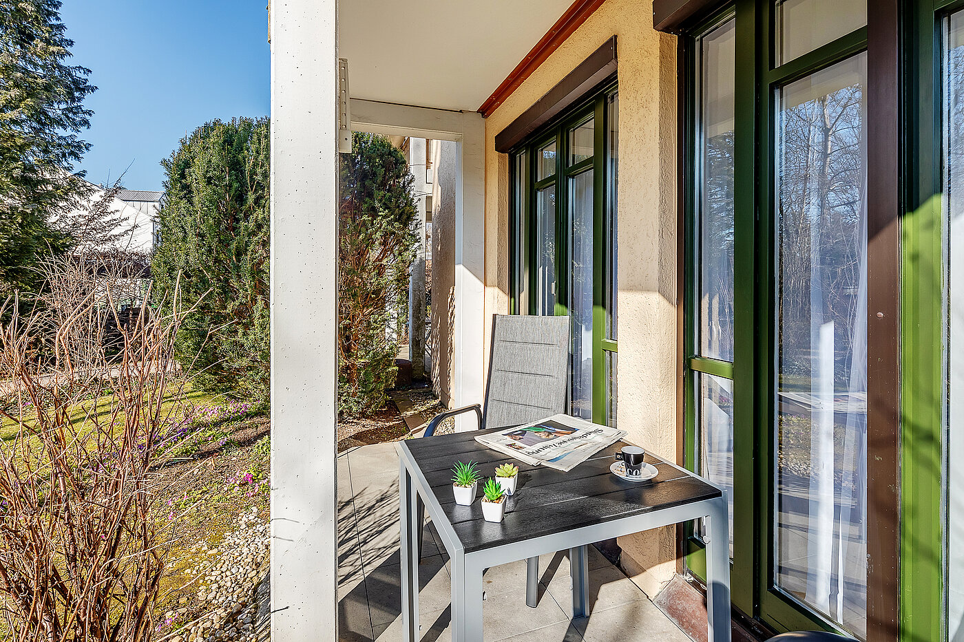 一楼公寓 与 2 房间 | München-Feldmoching | 70424 | Sonnige Westterrasse