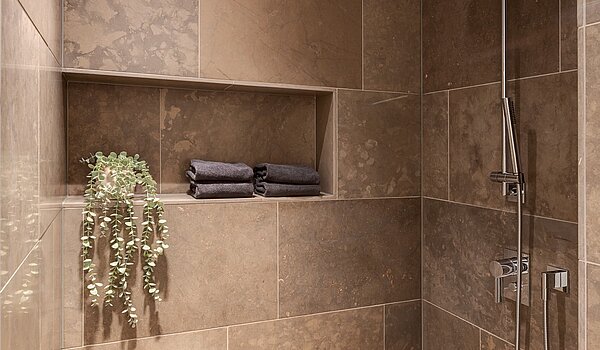 多层公寓 与 3 房间 | 70046 | ...mit bodengleicher Dusche