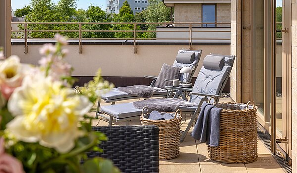 顶层公寓 与 3.5 房间 | München-Oberföhring | 70237 | ...und entspannen