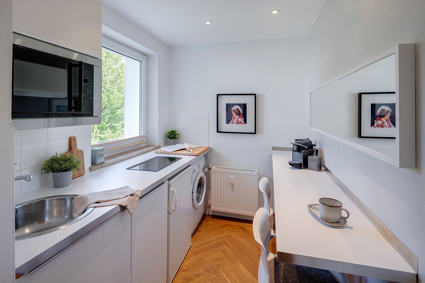 多层公寓 与 2 房间 | München-Thalkirchen | 2204ML5 | Küche mit Esstheke...
