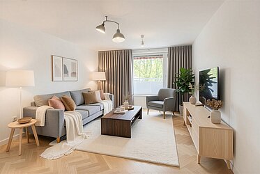 Bogenhausen：适合老年人居住的3.5室公寓，绿意盎然且地处市中心（可租）