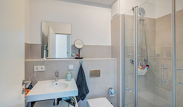 多层公寓 与 1 房间 | München-Ramersdorf | 70428 | Badezimmer