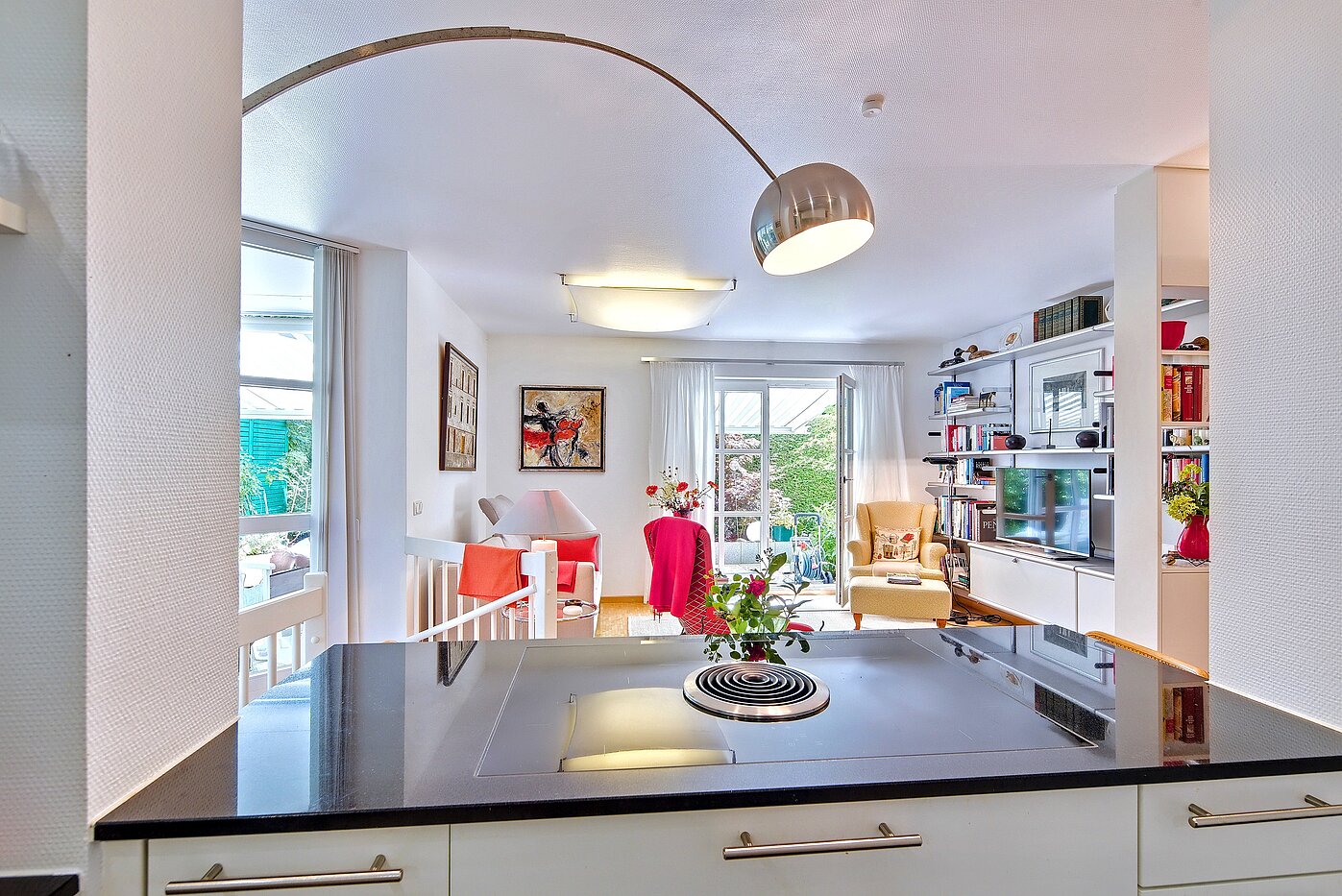 一楼公寓 与 2 房间 | München-Obermenzing | 70280 | Kochinsel mit BORA-Abzug