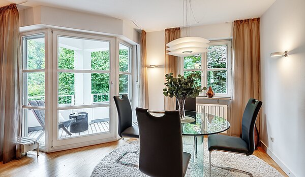 多层公寓 与 3 房间 | München-Harlaching | 2108ML3 | ...Essbereich mit Zugang...