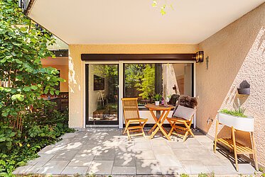 Thalkirchen：时尚的 1.5 室花园公寓——空房