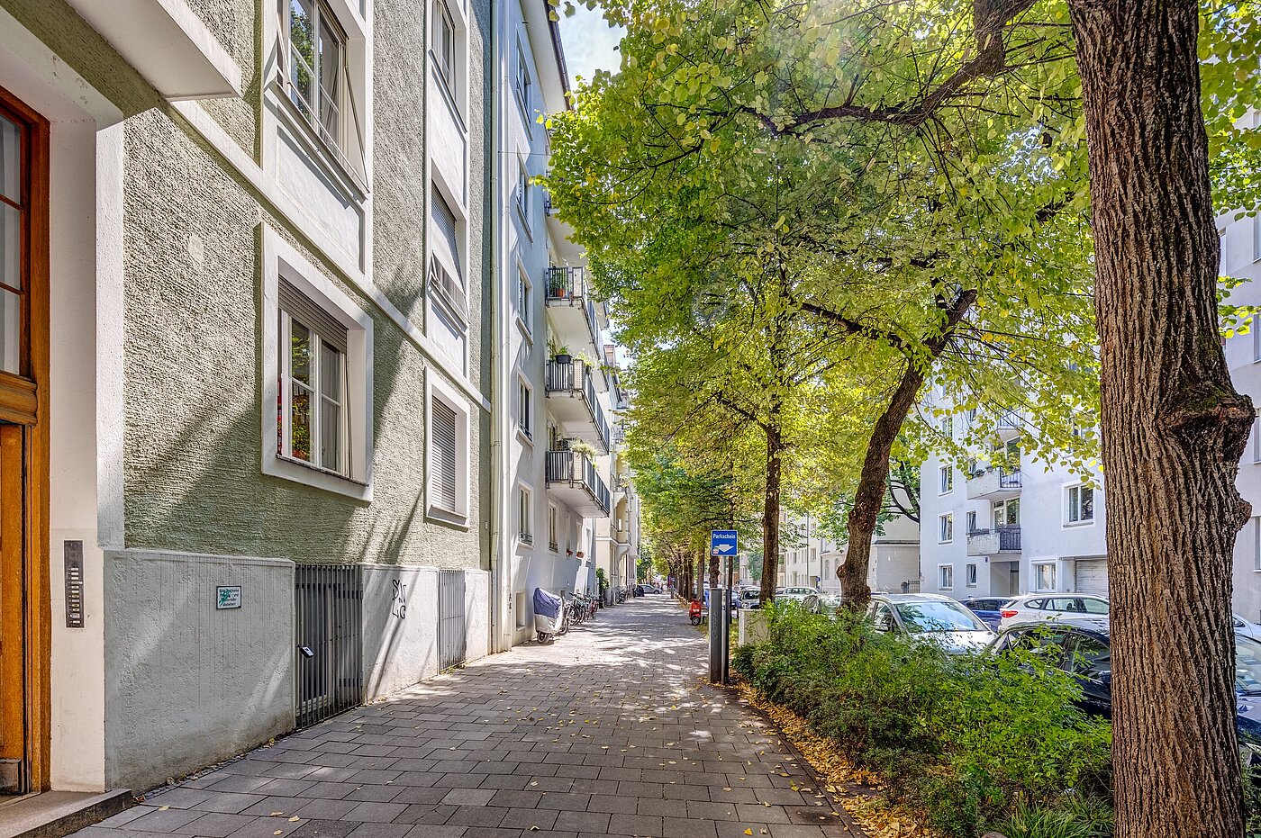 多层公寓 与 3 房间 | München-Schwabing | 2212ML1 | ...viel Grün im Sommer