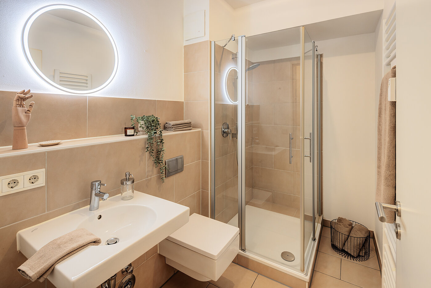 公寓 与 1 房间 | München-Ramersdorf | 70415 | Badezimmer