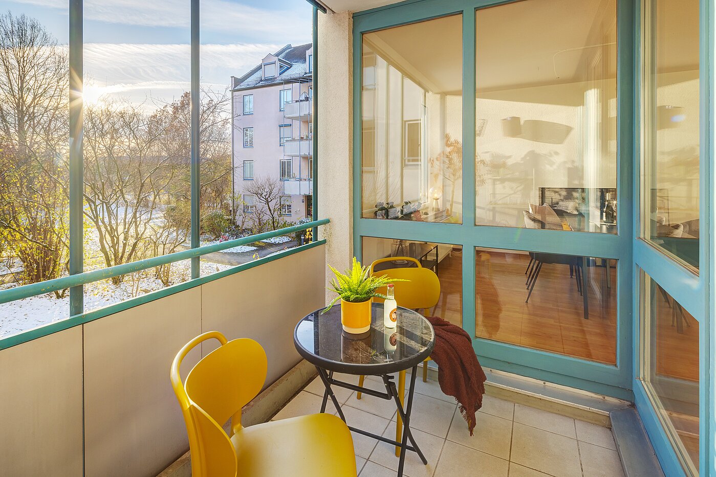 多层公寓 与 3 房间 | München-Bogenhausen | 70085 | Südbalkon mit Blick...