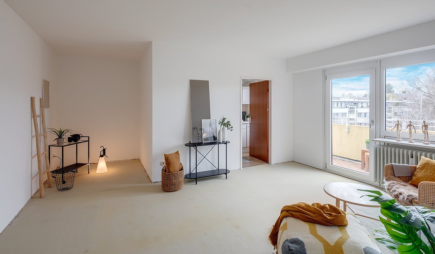 多层公寓 与 2 房间 | München-Oberföhring | 2002ML7 | Platz für eine Essecke