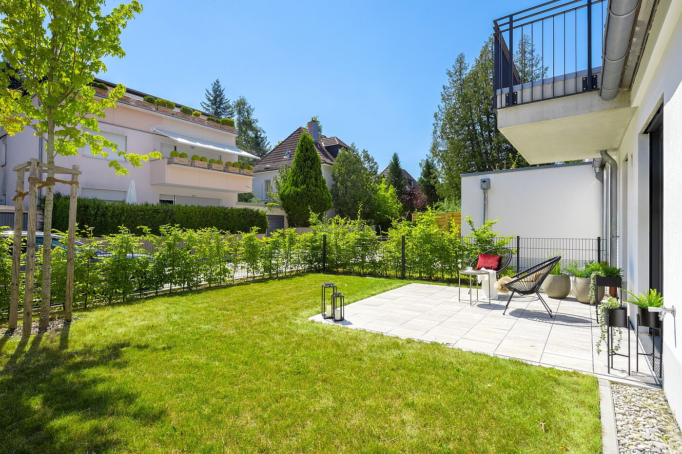 露台公寓 与 2 房间 | München-Harlaching | 70372 | ...mit eigenem Garten