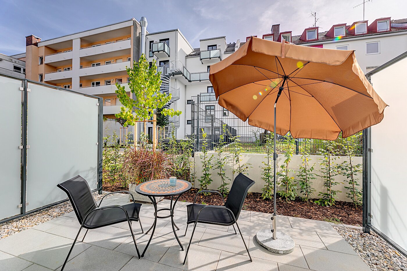 一楼公寓 与 1 房间 | München-Milbertshofen | 2202ML8 | Terrasse mit Südausrichtung...