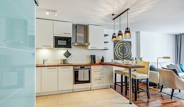多层公寓 与 2 房间 | München-Schwabing | 70434 | Offene Küche mit...