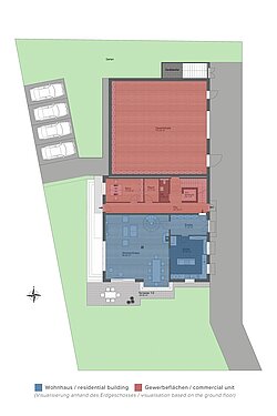 Freiflächenplan - nicht maßstabsgetreu