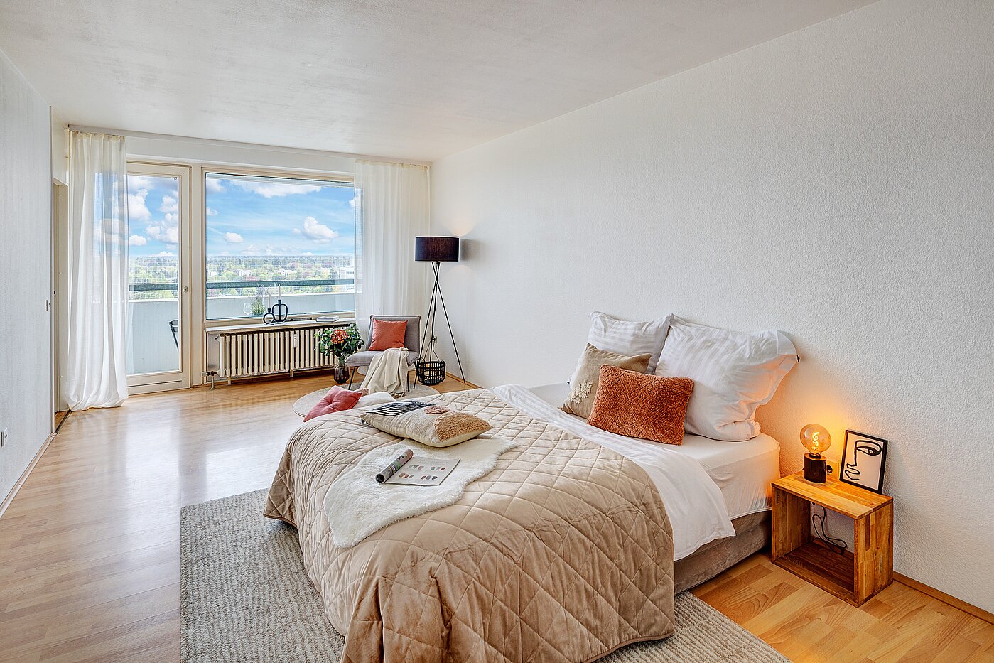 多层公寓 与 1 房间 | München-Solln | 2201ML92 | Blick in den Wohnraum