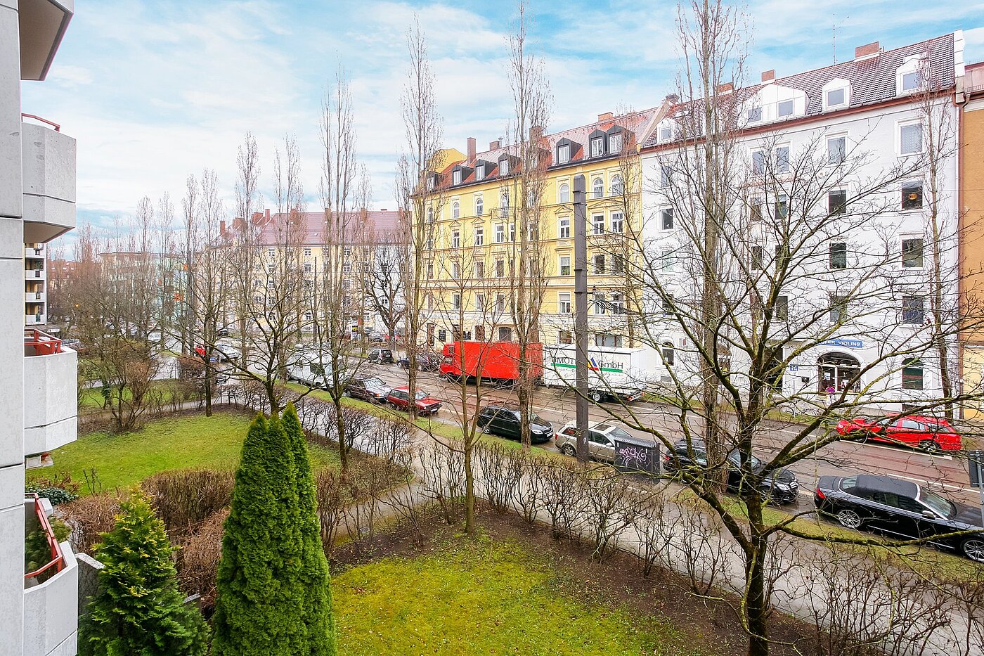 多层公寓 与 3 房间 | München-Au | 2003ML17 | Ausblick von der Loggia