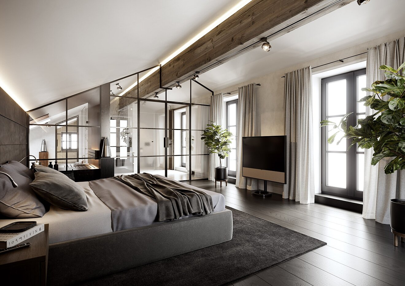 特殊房产 与 15 房间 | Bad Wiessee | 701591 | Landhaus Master Bedroom