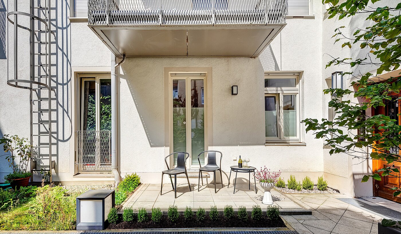 一楼公寓 与 1.5 房间 | München-Lehel | 70149 | ...im ruhigen Innenhof