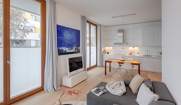 高架层 与 3 房间 | München-Sendling | 2009ML8 | ...mit bodentiefen Fenstern...