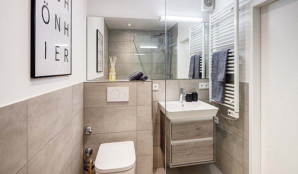 多层公寓 与 1 房间 | München-Bogenhausen | 70457 | Badezimmer