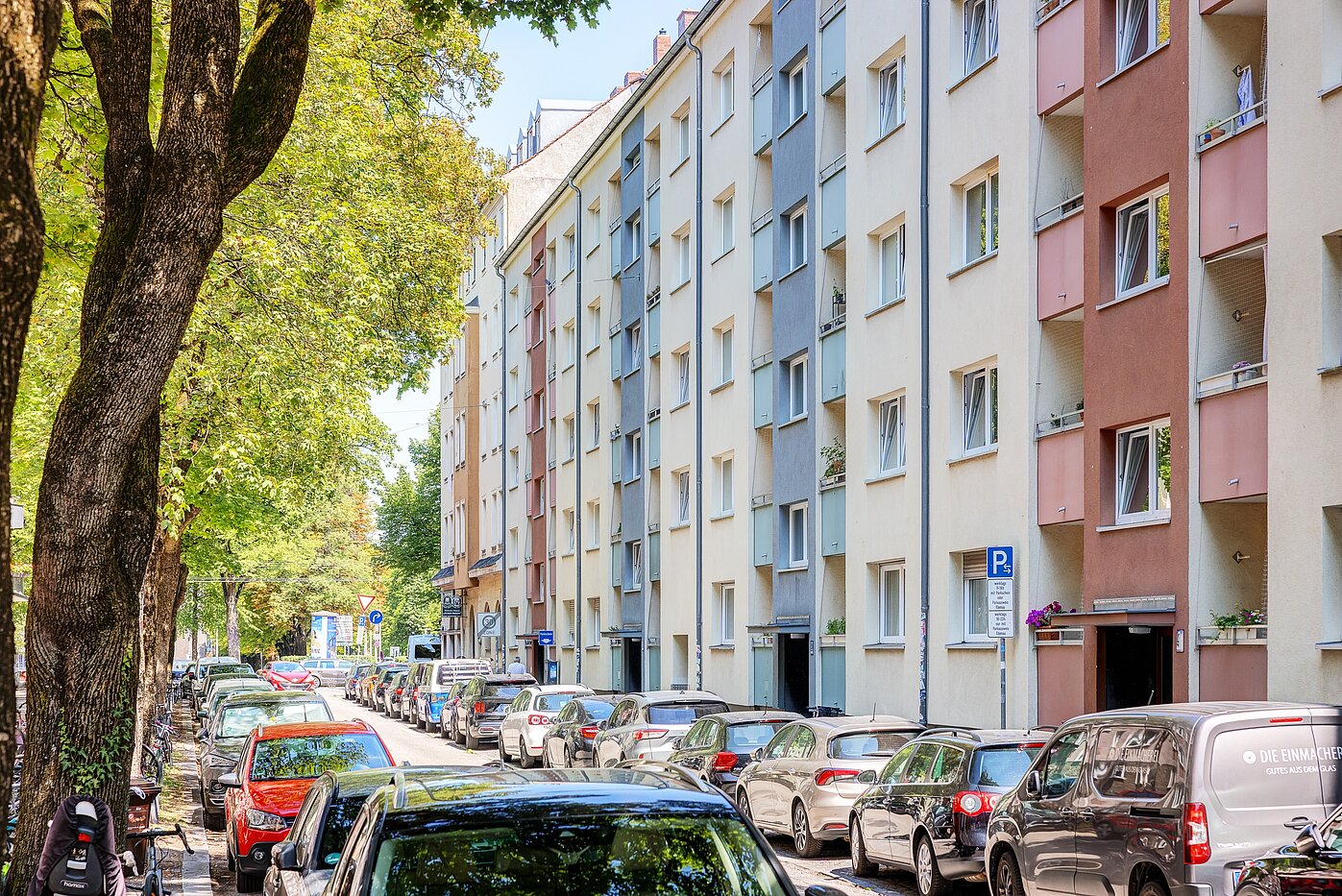 多层公寓 与 1.5 房间 | München-Neuhausen | 70473 | Ruhige Anliegerstraße