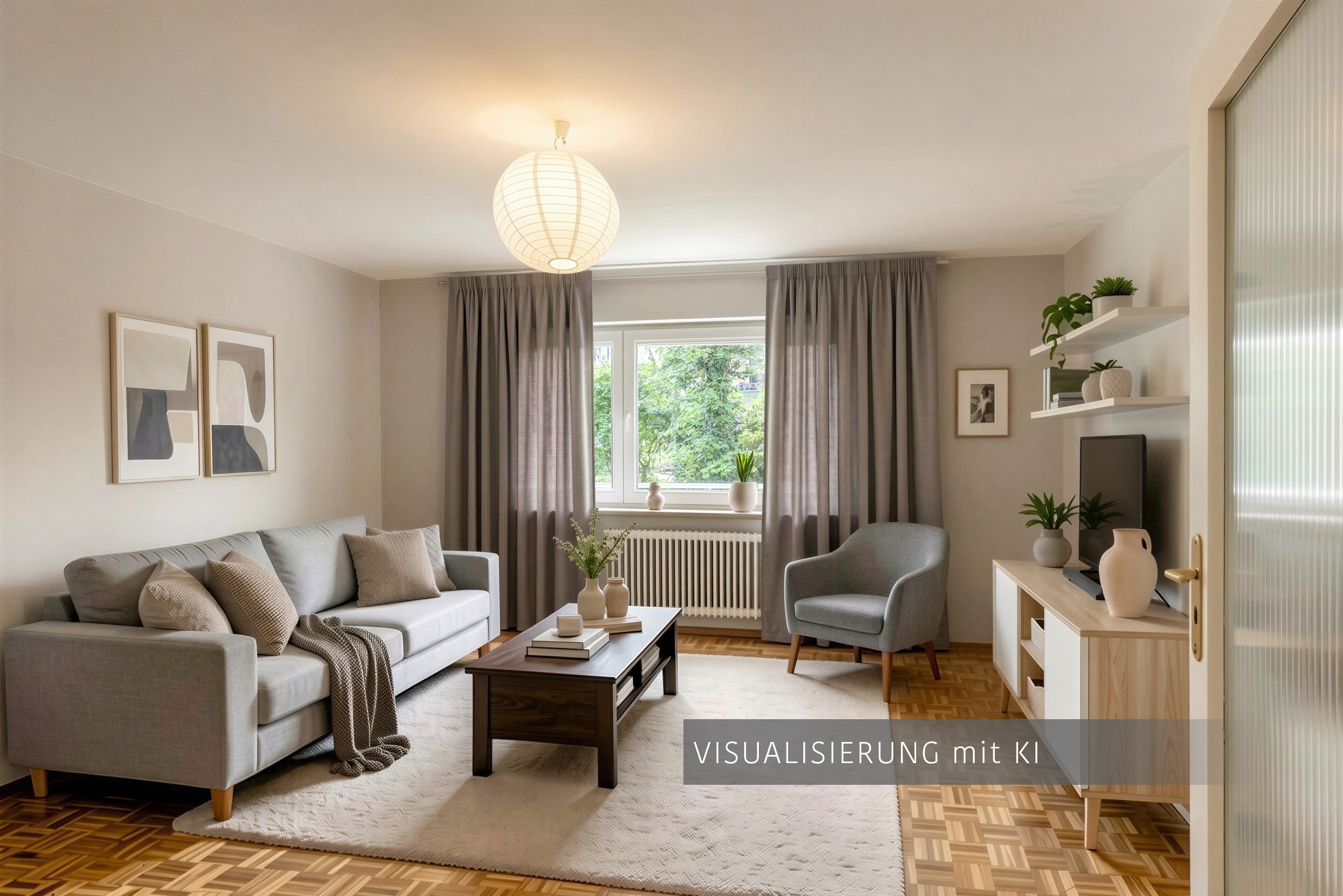 高架层 与 2.5 房间 | München-Schwabing | 70441 | Visualisierung mit KI | Thumbnail