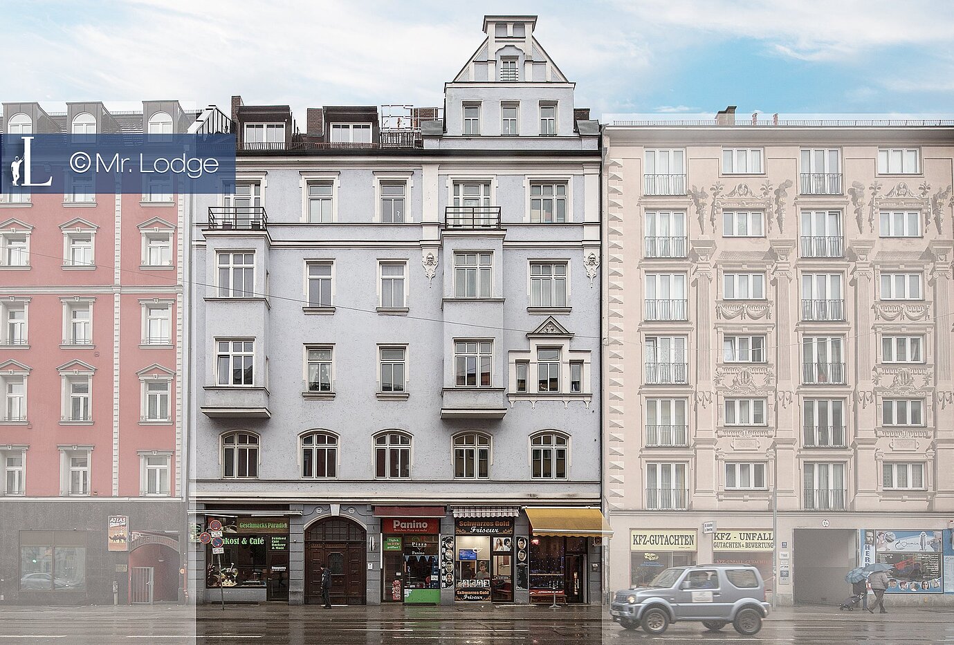 多层公寓 与 4.5 房间 | München-Ludwigsvorstadt | 1712ML2 | Hausansicht