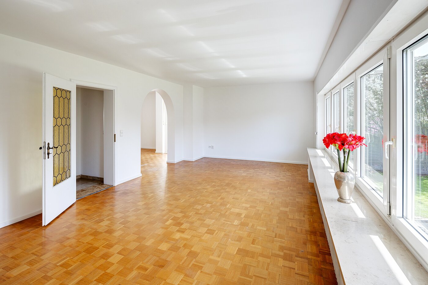 联排别墅 与 4 房间 | München-Solln | 70120 | Helles Wohnzimmer
