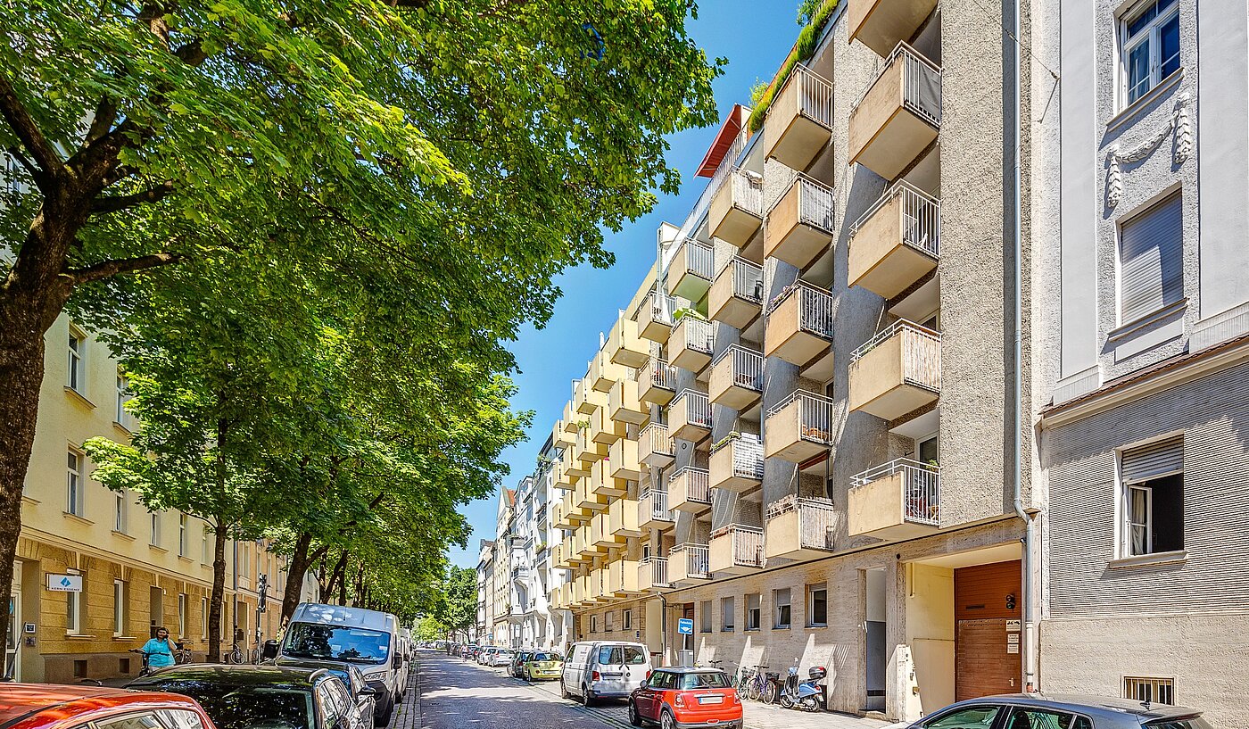 多层公寓 与 1 房间 | München-Schwabing | 2210ML3 | Ruhige Anliegerstraße