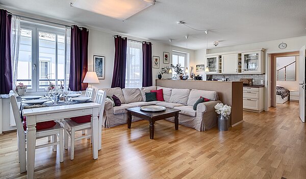 复式公寓 与 4 房间 | München-Haidhausen | 1704ML1 | großes Wohnzimmer