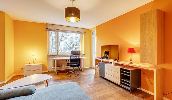 多层公寓 与 2 房间 | München-Bogenhausen | 70287 | Helles Wohnzimmer mit...