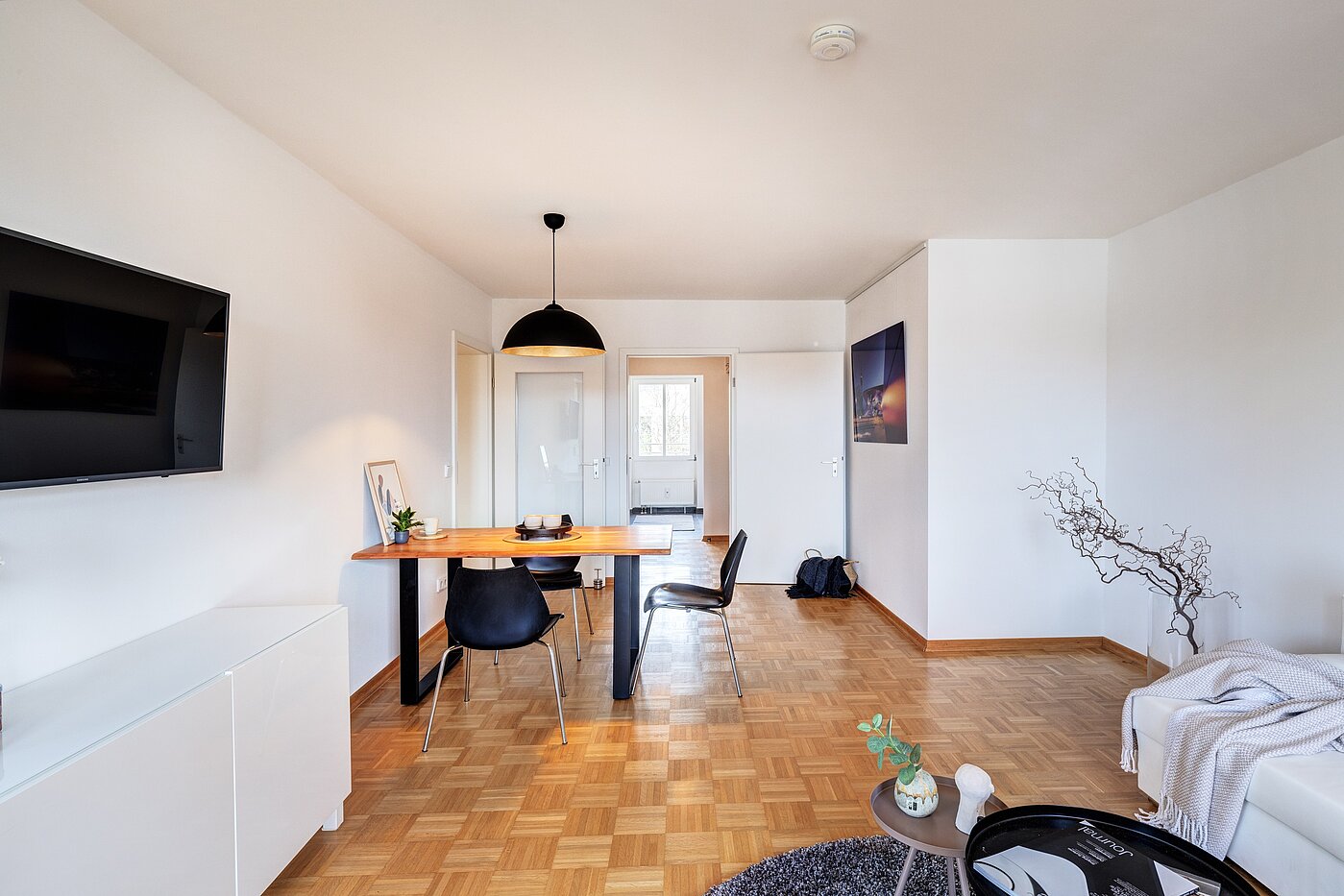 多层公寓 与 3 房间 | München-Schwabing | 70299 | Wohn- und Essbereich